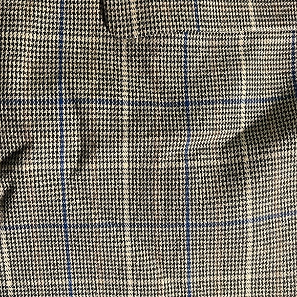 Madewell, S, Caldwell double-breasted blazer in palmyra plaid - Picture 7 of 8